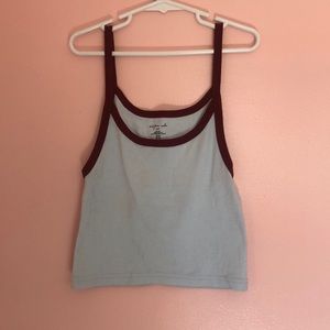 URBAN OUTFITTERS DROP NEEDLE CROPPED CAMI